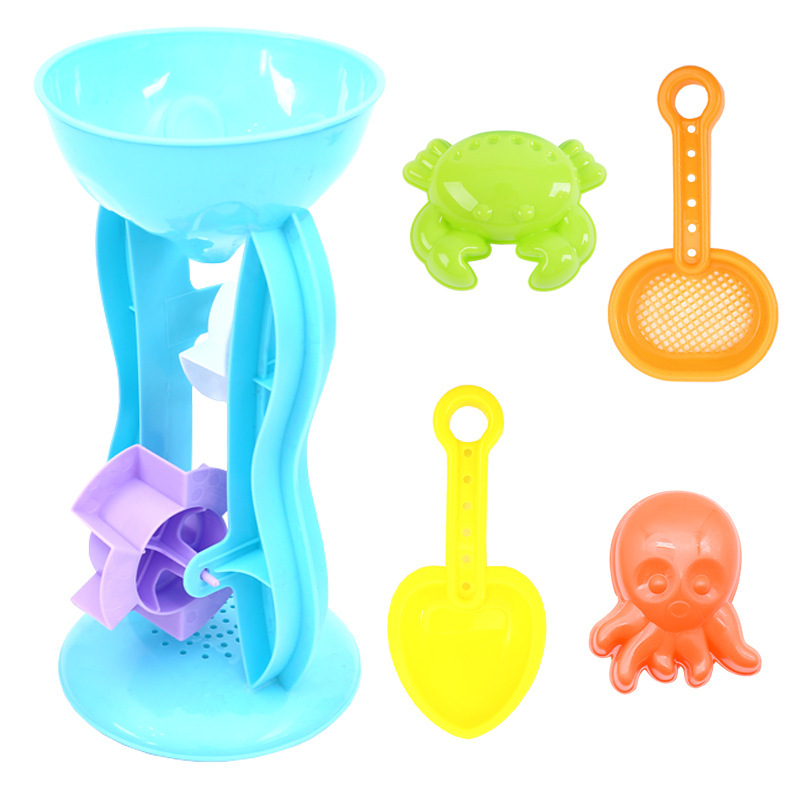 Beach Toy Sand Playing Large Hourglass Amusement Park Cassia Seed Sand Pool White Sand Matching Toy Shovel Sand Digging Tool