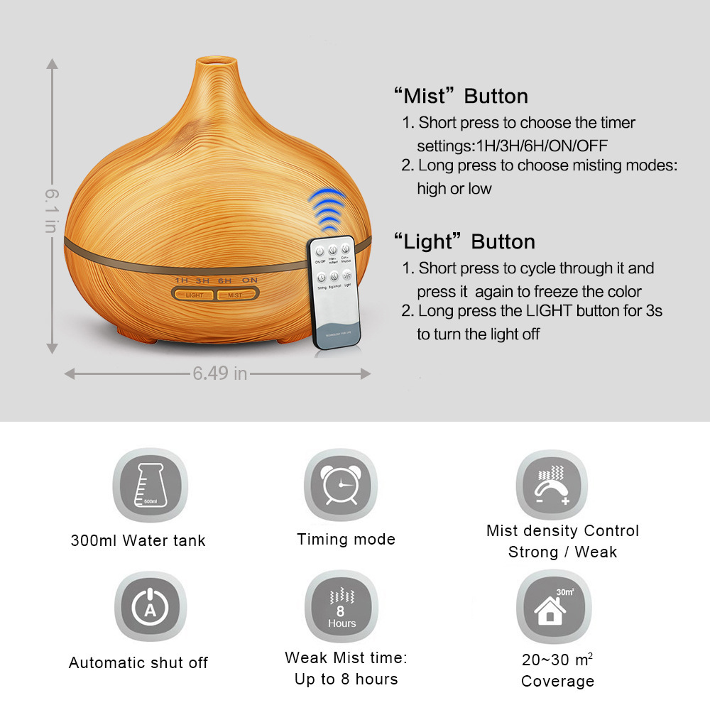 Factory Direct Supply Automatic Aerosol Dispenser Wood Grain Humidifier Aromatherapy Oil Diffuser Ultrasonic Aroma Diffuser Cross-Border Factory Direct Supply Automatic Aerosol Dispenser Wood Grain Humidifier Aromatherapy Oil Diffuser Ultrasonic Aroma Diffuser Cross-Border
