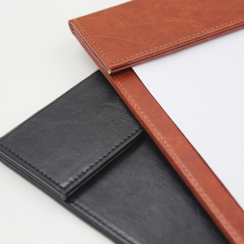 Folder Business Office Supplies Leather Quality Conference Mat A4 Conference Clip Menu Clip Writing Pad Board Clip Currently Available