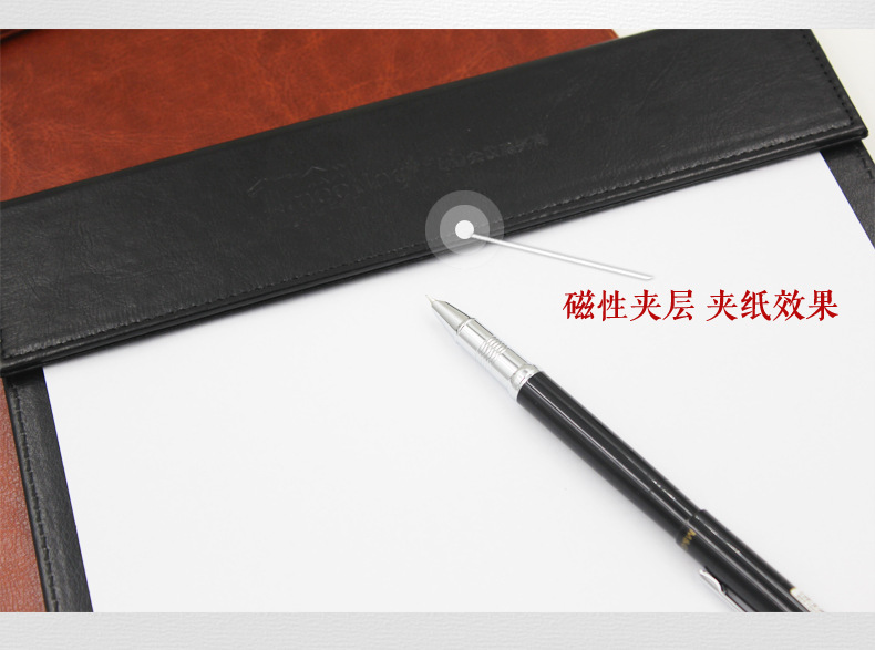 Folder Business Office Supplies Leather Quality Conference Mat A4 Conference Clip Menu Clip Writing Pad Board Clip Currently Available