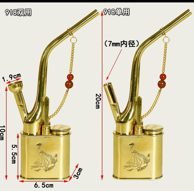 Vintage Brass Hookah Pure Copper Dual-Use Hoyah Old-Fashioned Pipe Pot Cigarette Pot Water Filter Tobacco Pipe Vintage Brass Hookah Pure Copper Dual-Use Hoyah Old-Fashioned Pipe Pot Cigarette Pot Water Filter Tobacco Pipe