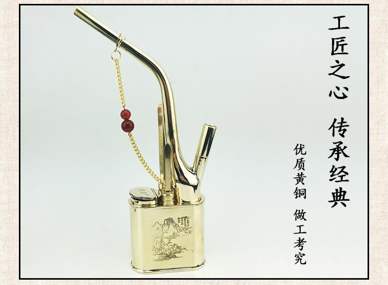 Vintage Brass Hookah Pure Copper Dual-Use Hoyah Old-Fashioned Pipe Pot Cigarette Pot Water Filter Tobacco Pipe Vintage Brass Hookah Pure Copper Dual-Use Hoyah Old-Fashioned Pipe Pot Cigarette Pot Water Filter Tobacco Pipe