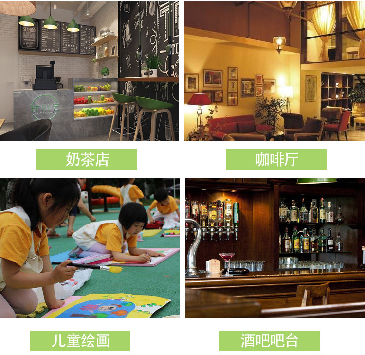 Table top small blackboard vertical menu board restaurant price list shop creative display board message board 