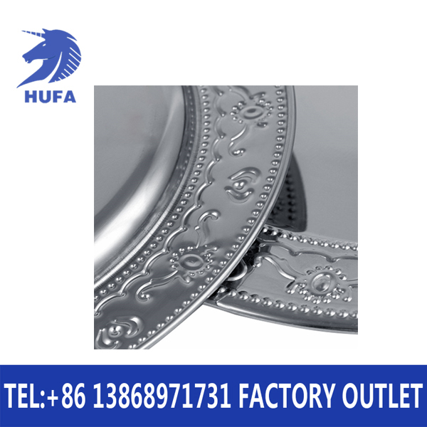 Stainless steel guifei pan round mirror plate technology plate hookah Stainless steel plate manufacturers direct sales