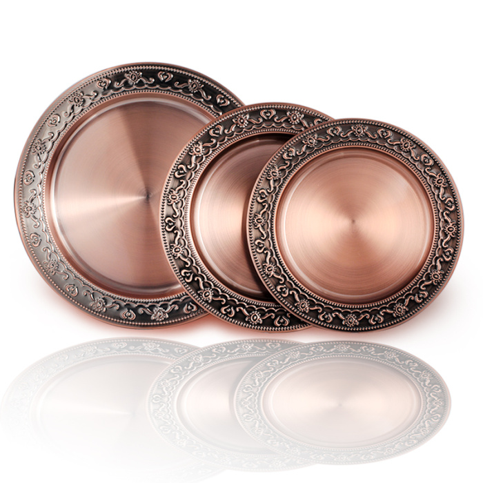 Stainless steel guifei pan round mirror plate technology plate hookah Stainless steel plate manufacturers direct sales Stainless steel guifei pan round mirror plate technology plate hookah Stainless steel plate manufacturers direct sales