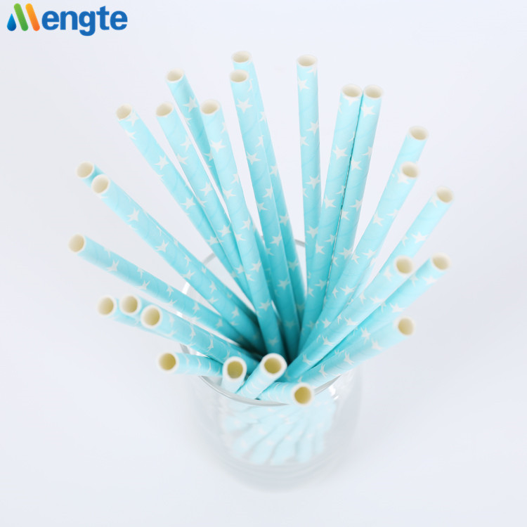 Restaurant Bar Home Outside Food Grade 100% Biodegradable Disposable paper straws