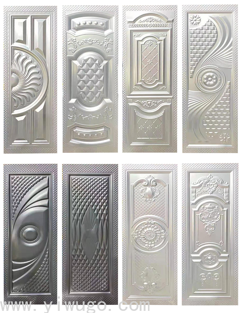 Embossed Door Panel Anti-Theft Door Panel Door Panel Metal Sheet Zinc Alloy Cold Rolled Plate Foreign Trade Best-Selling Embossed Door Panel Anti-Theft Door Panel Door Panel Metal Sheet Zinc Alloy Cold Rolled Plate Foreign Trade Best-Selling