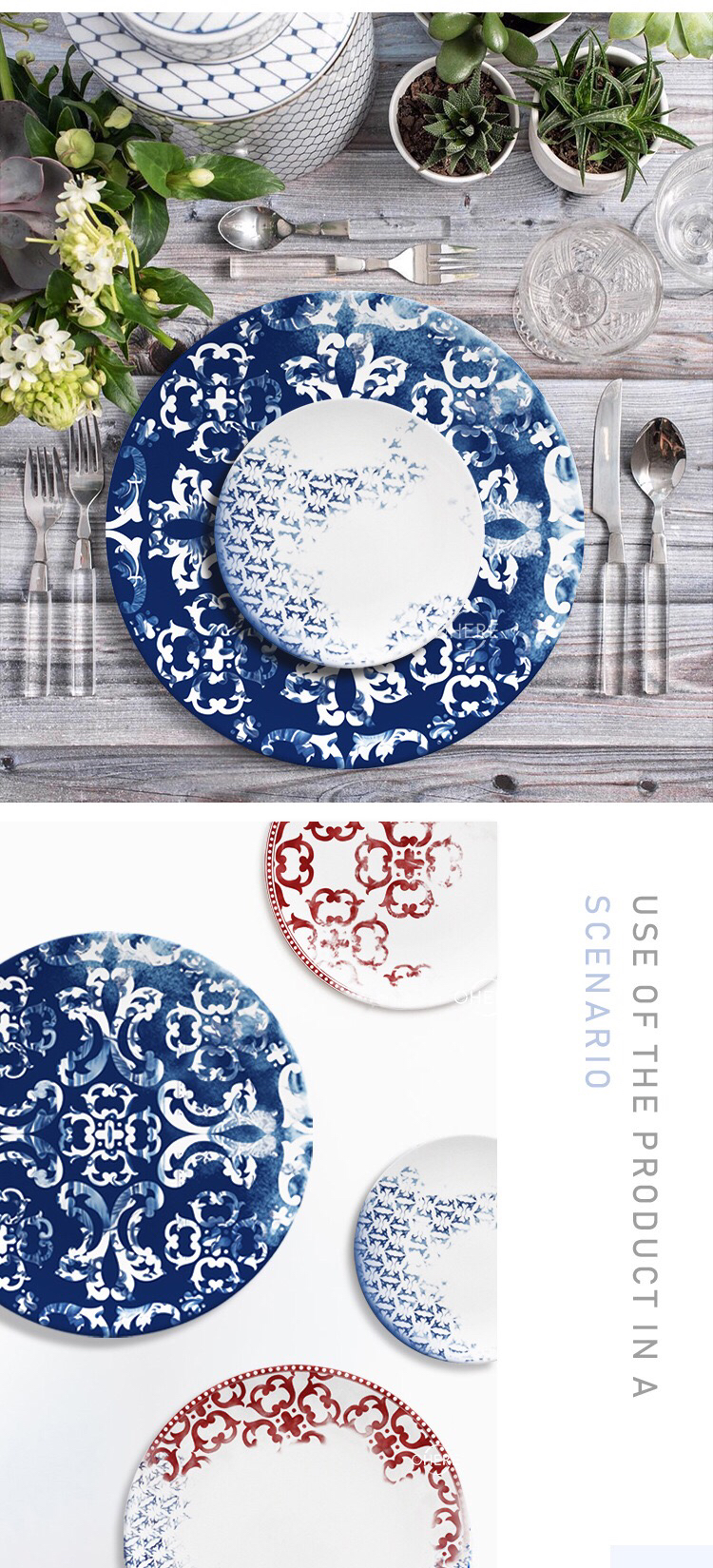 High Bone China Cutlery Plate Ceramic Western Cuisine Plate Bread Fruit Cake Plate Disc Shallow Plate Plate Dish Large Tray High Bone China Cutlery Plate Ceramic Western Cuisine Plate Bread Fruit Cake Plate Disc Shallow Plate Plate Dish Large Tray