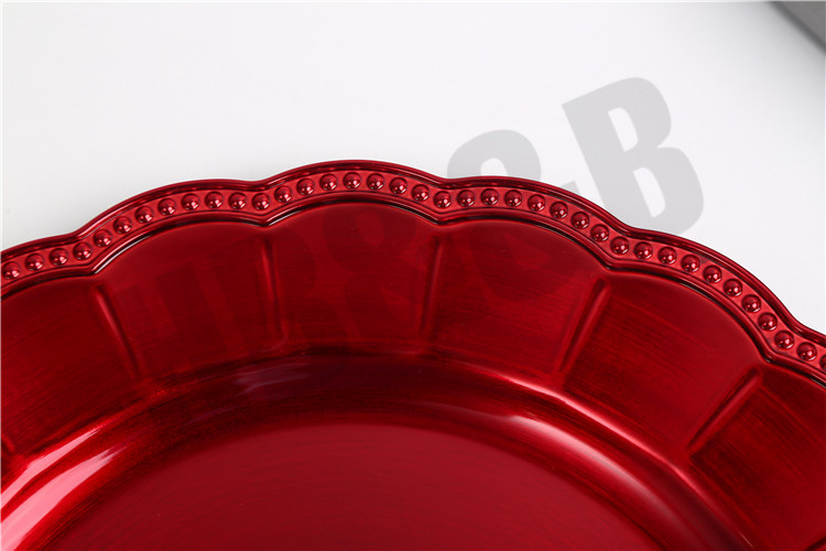 2020 New European-Style Plate Hotel Wedding Mat Plate Plastic Plate Electroplating Craft Plate Decorative Tray 2020 New European-Style Plate Hotel Wedding Mat Plate Plastic Plate Electroplating Craft Plate Decorative Tray
