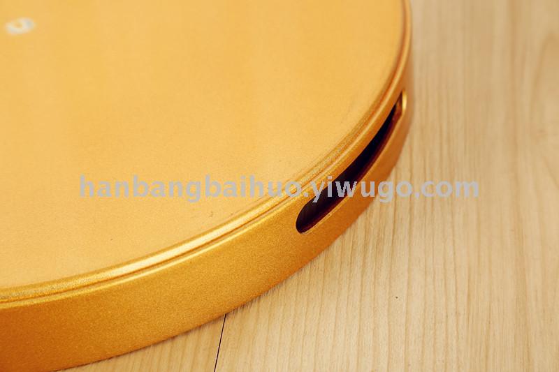Round mirror tray creative end fruit plate American light luxury tea tray tea table decorative household business Round mirror tray creative end fruit plate American light luxury tea tray tea table decorative household business