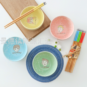 Gift Bowl Tableware Set Company Gift Anniversary Gift Ceramic Bowl Dish & Plate Spoon Jingdezhen Tableware Set Gift Bowl Tableware Set Company Gift Anniversary Gift Ceramic Bowl Dish & Plate Spoon Jingdezhen Tableware Set