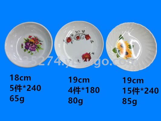 Melamine tableware Melamine plate imitation ceramic us resistant dish large amount of spot stock can be sold by ton
