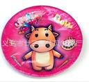 Cartoon paper tray tray cake plates birthday parties party party wedding round tray