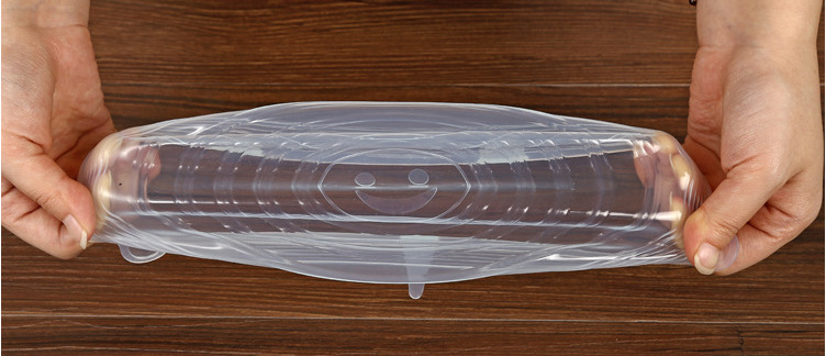 16 Sizes Lid for Airtight Container Stretch Fruit Plastic Wrap Six-Piece Set Bowl Cover Sealed Fresh-Keeping Bottle Cap Cup Lid