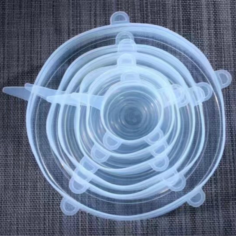 16 Sizes Lid for Airtight Container Stretch Fruit Plastic Wrap Six-Piece Set Bowl Cover Sealed Fresh-Keeping Bottle Cap Cup Lid