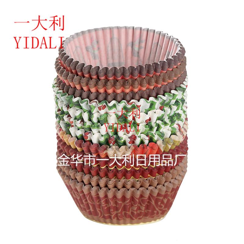  high temperature cake paper cup disposable oil-proof waterproof baking paper tray harvest festival series paper tray