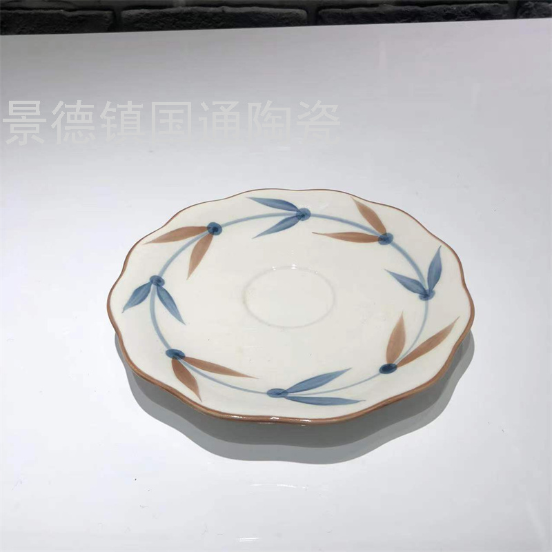 Jingdezhen Household Ceramic Bowl and Dish Set Baking Tray Bread Plate Fish Dish Cold Plate Rice Bowl Noodle Bowl Binaural Baking Pan