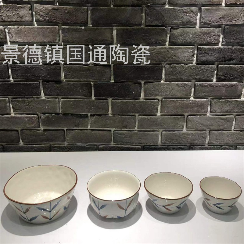 Jingdezhen Household Ceramic Bowl and Dish Set Baking Tray Bread Plate Fish Dish Cold Plate Rice Bowl Noodle Bowl Binaural Baking Pan Jingdezhen Household Ceramic Bowl and Dish Set Baking Tray Bread Plate Fish Dish Cold Plate Rice Bowl Noodle Bowl Binaural Baking Pan