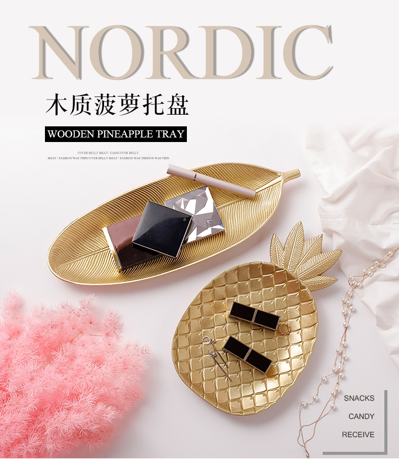 Nordic Pineapple Wooden Tray Snack Candy Plate Restaurant and Tea Table Desktop Home Storage Basket Leaf Tray Decorations Nordic Pineapple Wooden Tray Snack Candy Plate Restaurant and Tea Table Desktop Home Storage Basket Leaf Tray Decorations