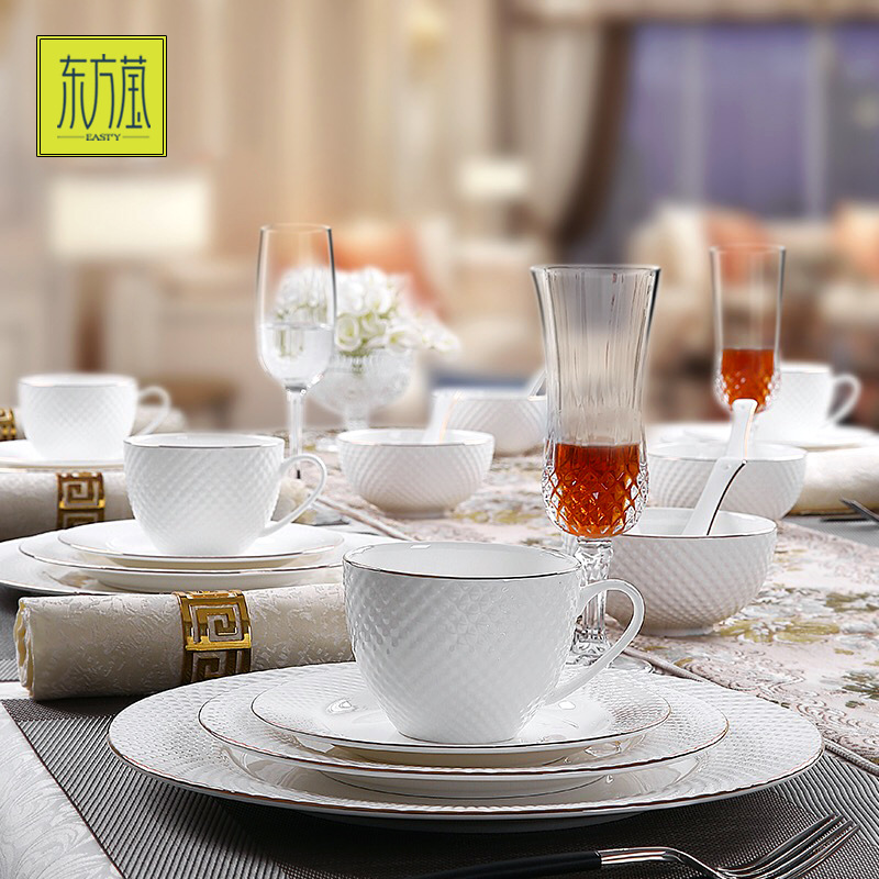 Bone China Western Tableware Bone China Western Food Plate Bone China Western Tableware Ceramic Western Plate Customized Model Room Plate Decoration Bone China Western Tableware Bone China Western Food Plate Bone China Western Tableware Ceramic Western Plate Customized Model Room Plate Decoration
