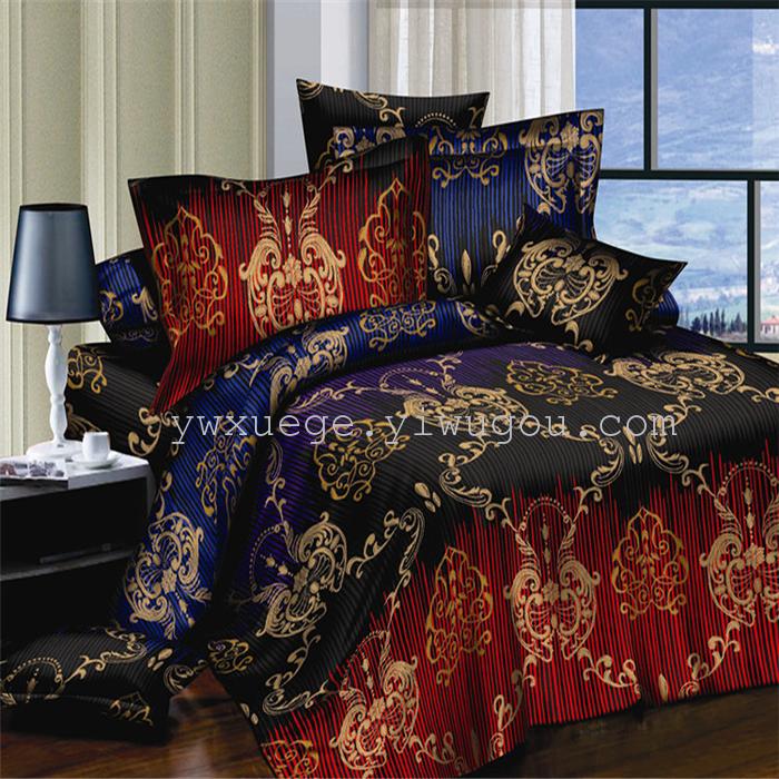 Bedding set of four real love forever wedding supplies 3D version of the painting four set wholesale Bedding set of four real love forever wedding supplies 3D version of the painting four set wholesale