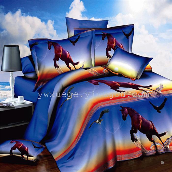 Winter bedding set of four export t/c set of four factory outlets---bright sunshine Winter bedding set of four export t/c set of four factory outlets---bright sunshine