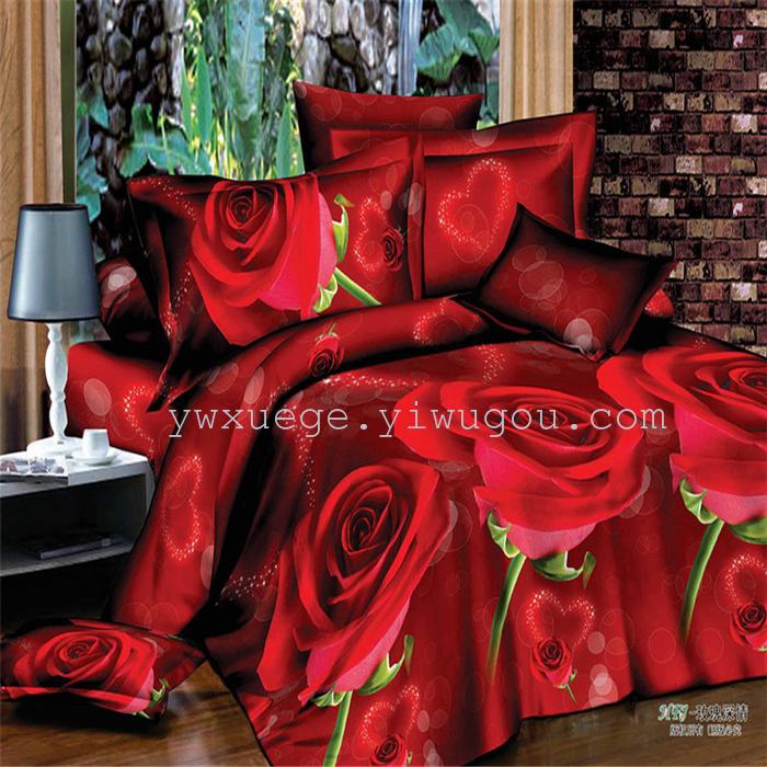 Winter bedding set of four export t/c set of four factory outlets---bright sunshine Winter bedding set of four export t/c set of four factory outlets---bright sunshine