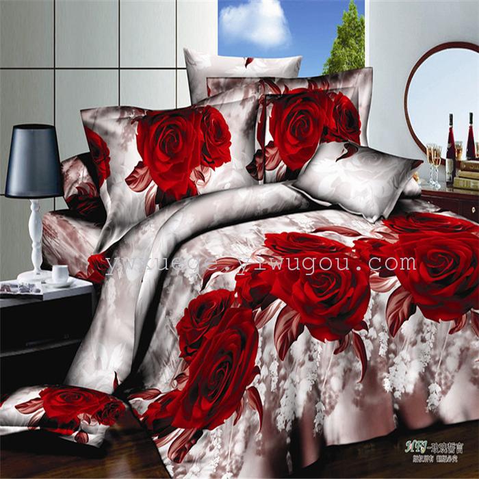Winter bedding set of four export t/c set of four factory outlets---bright sunshine Winter bedding set of four export t/c set of four factory outlets---bright sunshine