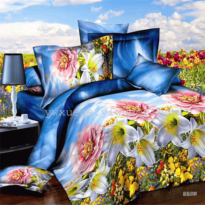 Winter bedding set of four export t/c set of four factory outlets---bright sunshine Winter bedding set of four export t/c set of four factory outlets---bright sunshine