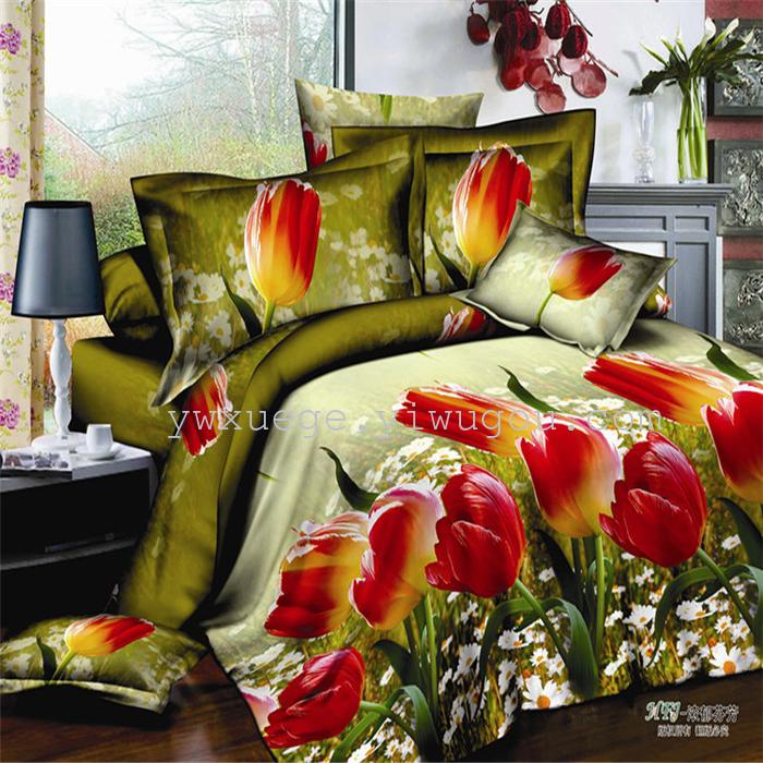 Winter bedding set of four export t/c set of four factory outlets---bright sunshine Winter bedding set of four export t/c set of four factory outlets---bright sunshine