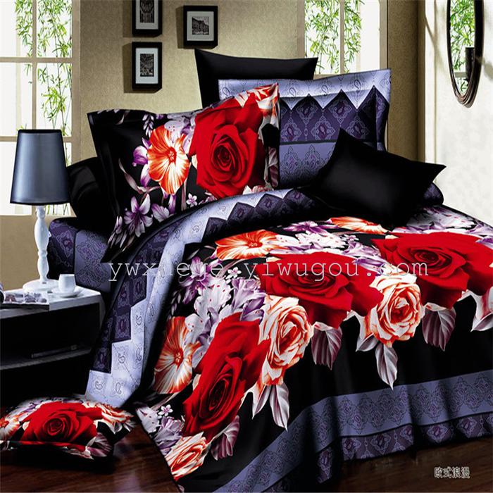 Winter bedding set of four export t/c set of four factory outlets---bright sunshine Winter bedding set of four export t/c set of four factory outlets---bright sunshine