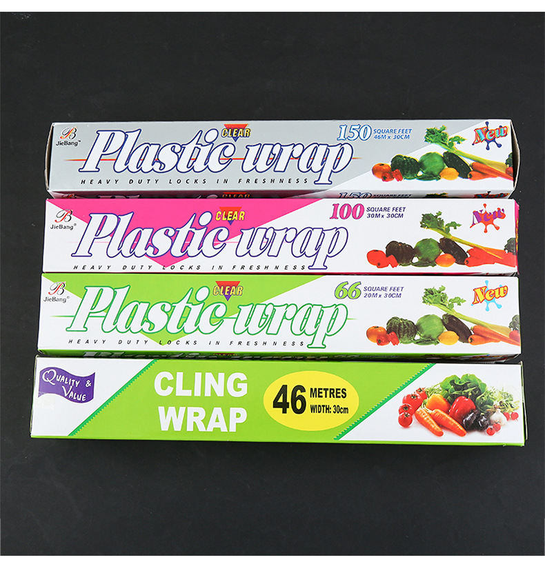 Shredded Plastic Wrap Easy-to-Tear Food Preservation Microwave Oven Heating PE Material Affordable Factory Direct Supply