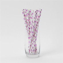 The New plastic wrap straw rainbow film straw degradable party pearl film straw customization