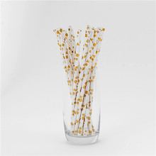 The New plastic wrap straw rainbow film straw degradable party pearl film straw customization