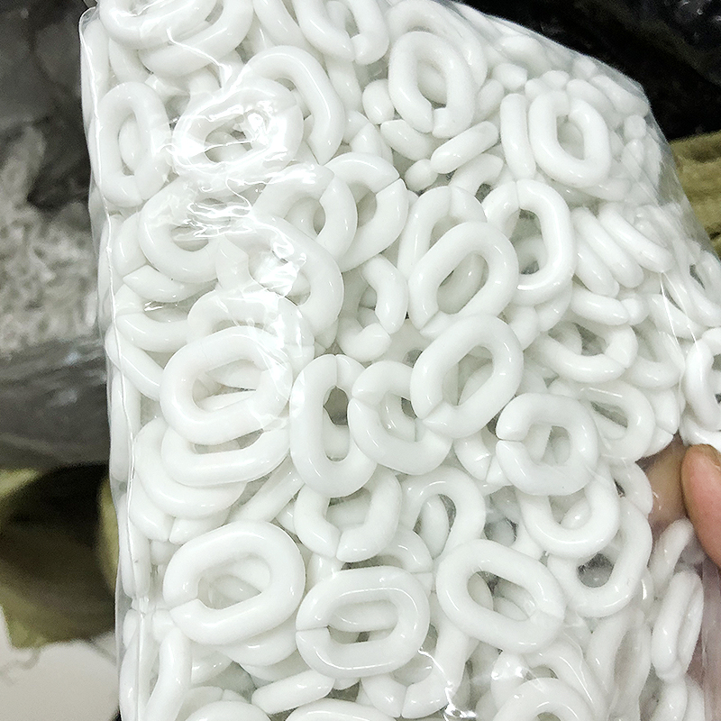 Acrylic Solid Color Opening Combination Chain Buckle Eyeglasses Chain Plastic Broken Ring Bag Handmade DIY Jewelry Hang Decorations Acrylic Solid Color Opening Combination Chain Buckle Eyeglasses Chain Plastic Broken Ring Bag Handmade DIY Jewelry Hang Decorations