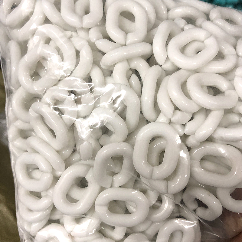 Acrylic Solid Color Opening Combination Chain Buckle Eyeglasses Chain Plastic Broken Ring Bag Handmade DIY Jewelry Hang Decorations Acrylic Solid Color Opening Combination Chain Buckle Eyeglasses Chain Plastic Broken Ring Bag Handmade DIY Jewelry Hang Decorations
