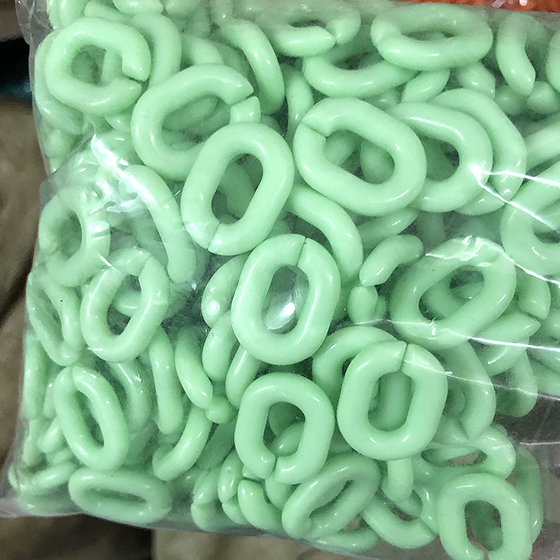 Acrylic Solid Color Opening Combination Chain Buckle Eyeglasses Chain Plastic Broken Ring Bag Handmade DIY Jewelry Hang Decorations Acrylic Solid Color Opening Combination Chain Buckle Eyeglasses Chain Plastic Broken Ring Bag Handmade DIY Jewelry Hang Decorations