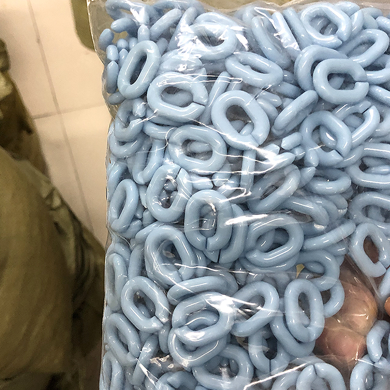 Acrylic Solid Color Opening Combination Chain Buckle Eyeglasses Chain Plastic Broken Ring Bag Handmade DIY Jewelry Hang Decorations Acrylic Solid Color Opening Combination Chain Buckle Eyeglasses Chain Plastic Broken Ring Bag Handmade DIY Jewelry Hang Decorations