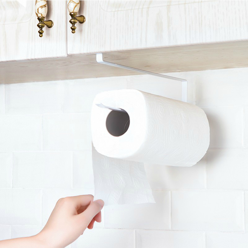 [Factory In Stock Delivery In Seconds] Iron Plastic Wrap Napkin Roll Paper Toilet Paper Kitchen Towel Rack Storage Rack