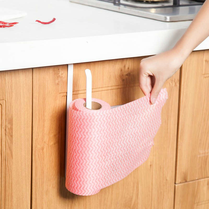 [Factory In Stock Delivery In Seconds] Iron Plastic Wrap Napkin Roll Paper Toilet Paper Kitchen Towel Rack Storage Rack