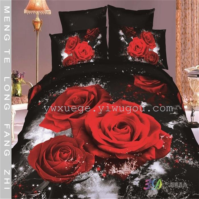 Snow Bird House textiles bedding set of four exported to Africa, Europe and other countries cotton set of four snow pigeon wedding supplies home textiles Snow Bird House textiles bedding set of four exported to Africa, Europe and other countries cotton set of four snow pigeon wedding supplies home textiles