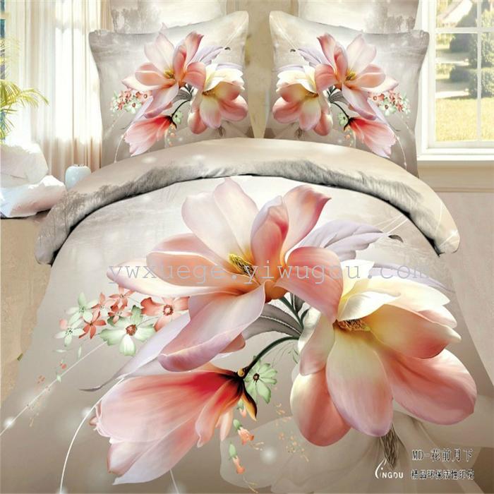 Snow Bird House textiles bedding set of four exported to Africa, Europe and other countries cotton set of four snow pigeon wedding supplies home textiles Snow Bird House textiles bedding set of four exported to Africa, Europe and other countries cotton set of four snow pigeon wedding supplies home textiles