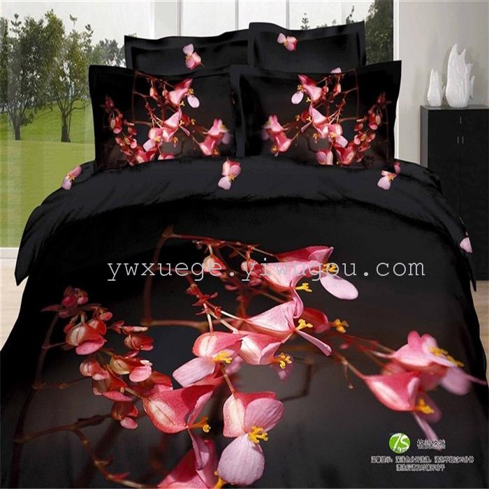 Snow Bird House textiles bedding set of four exported to Africa, Europe and other countries cotton set of four snow pigeon wedding supplies home textiles Snow Bird House textiles bedding set of four exported to Africa, Europe and other countries cotton set of four snow pigeon wedding supplies home textiles