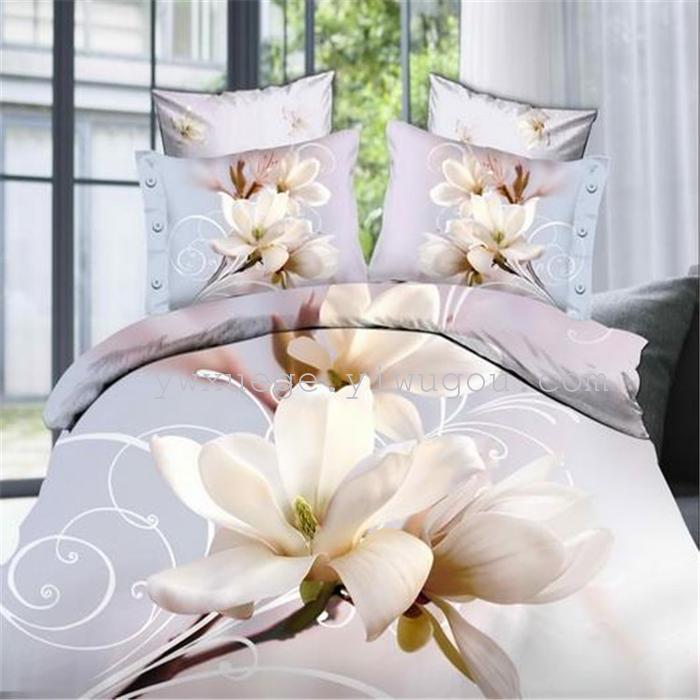 Snow Bird House textiles bedding set of four exported to Africa, Europe and other countries cotton set of four snow pigeon wedding supplies home textiles Snow Bird House textiles bedding set of four exported to Africa, Europe and other countries cotton set of four snow pigeon wedding supplies home textiles