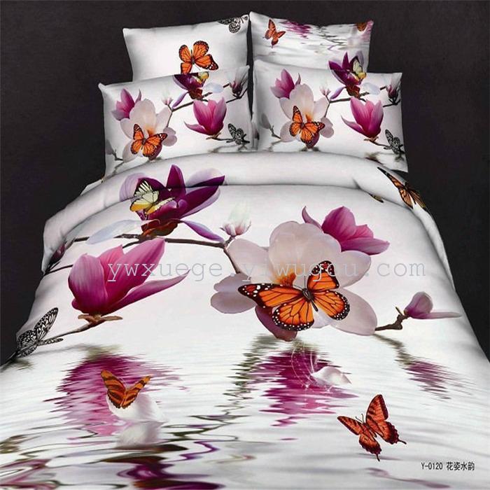 Snow Bird House textiles bedding set of four exported to Africa, Europe and other countries cotton set of four snow pigeon wedding supplies home textiles Snow Bird House textiles bedding set of four exported to Africa, Europe and other countries cotton set of four snow pigeon wedding supplies home textiles