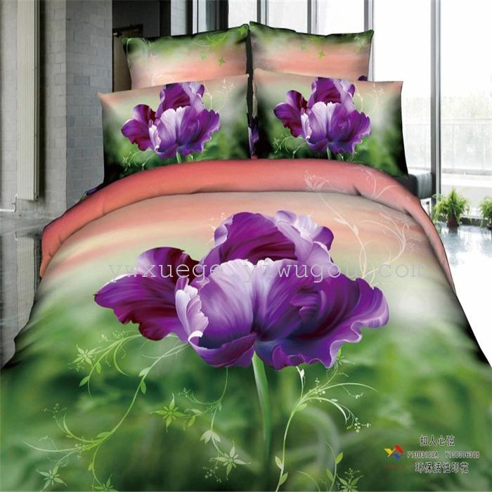 Snow Bird House textiles bedding set of four exported to Africa, Europe and other countries cotton set of four snow pigeon wedding supplies home textiles Snow Bird House textiles bedding set of four exported to Africa, Europe and other countries cotton set of four snow pigeon wedding supplies home textiles