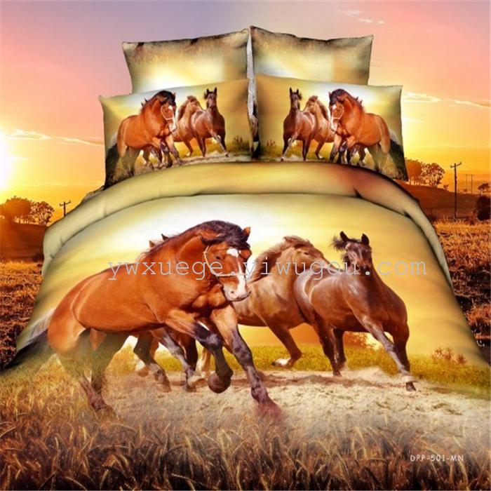 Snow Bird House textiles bedding set of four exported to Africa, Europe and other countries cotton set of four snow pigeon wedding supplies home textiles Snow Bird House textiles bedding set of four exported to Africa, Europe and other countries cotton set of four snow pigeon wedding supplies home textiles