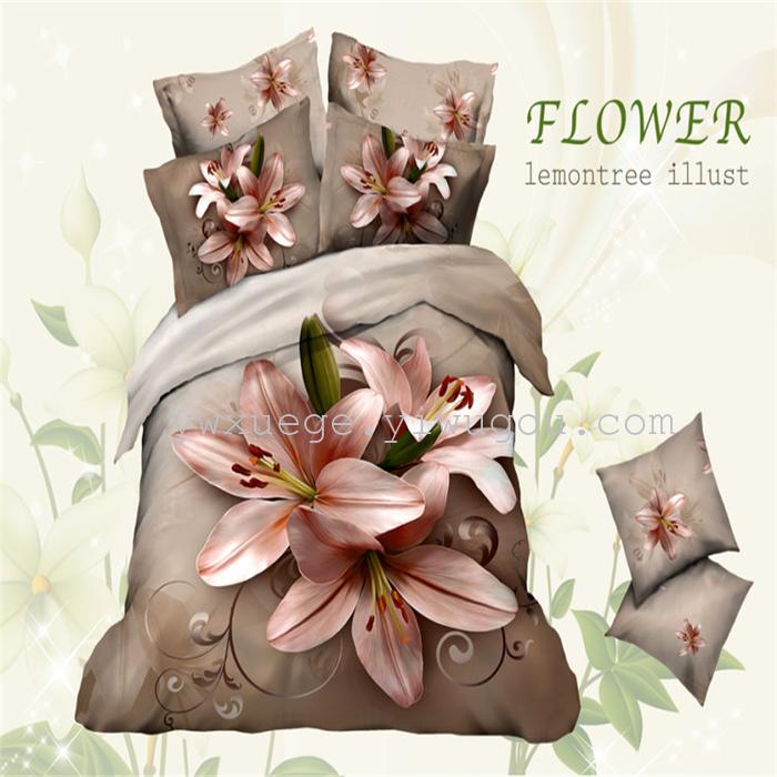 Snow Bird House textiles bedding set of four exported to Africa, Europe and other countries cotton set of four snow pigeon wedding supplies home textiles Snow Bird House textiles bedding set of four exported to Africa, Europe and other countries cotton set of four snow pigeon wedding supplies home textiles