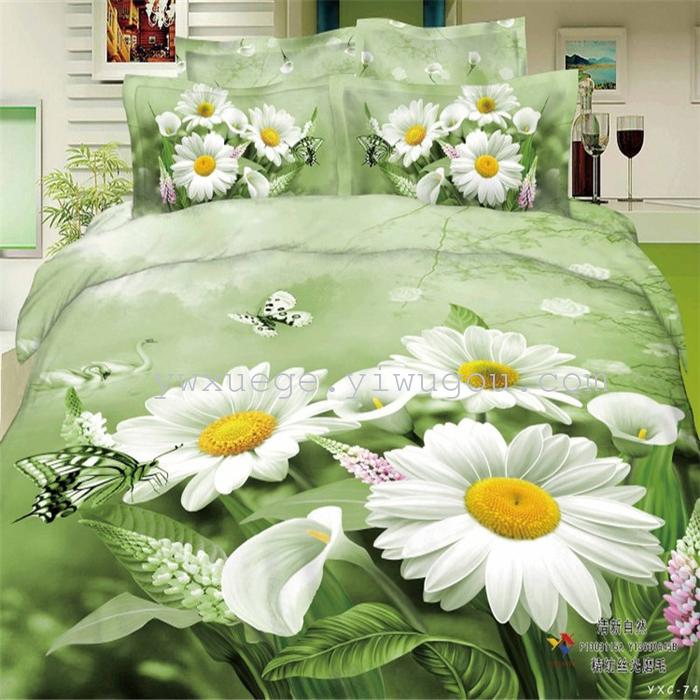 Snow Bird House textiles bedding set of four exported to Africa, Europe and other countries cotton set of four snow pigeon wedding supplies home textiles Snow Bird House textiles bedding set of four exported to Africa, Europe and other countries cotton set of four snow pigeon wedding supplies home textiles