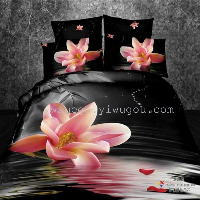 Snow Bird House textiles bedding set of four exported to Africa, Europe and other countries cotton set of four snow pigeon wedding supplies home textiles Snow Bird House textiles bedding set of four exported to Africa, Europe and other countries cotton set of four snow pigeon wedding supplies home textiles
